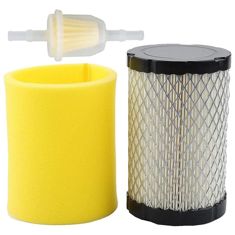 Powtol 590825 594201 796031 Air Filter for 797704 Pre Filter for BS John Deere D100 D110 D125 D130 Husqvarna YTA24V48 YTH18542 YTH24V48 YTH24V54 YTH22V46 Replace MIU14395 MIU13038 - Image 1